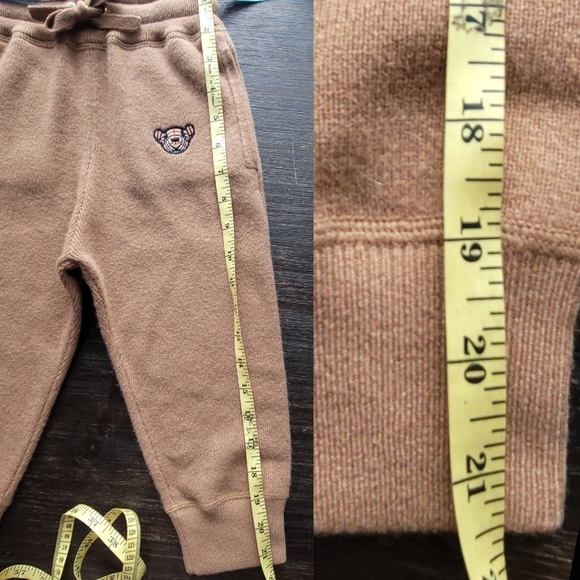 Burberry Cashmere Jogger Pants Thomas Bear Kid's Bottom - Picture 11 of 15